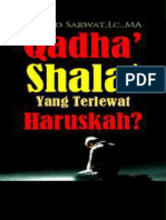 5. Qadha shalat