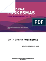 Buku Data Dasar Puskesmas 2015