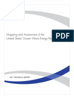 Mapping and Assessment of The United States Ocean Wave Energy Resource