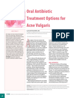 Oral Antibiotic Treatment Options For Acne Vulgaris: Review