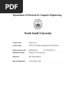 North South University: Department of Electrical & Computer Engineering