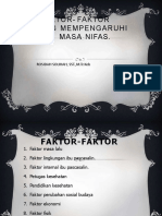 Faktor-Faktor Yg Mempengaruhi Pasca Salin Dan Menyusui