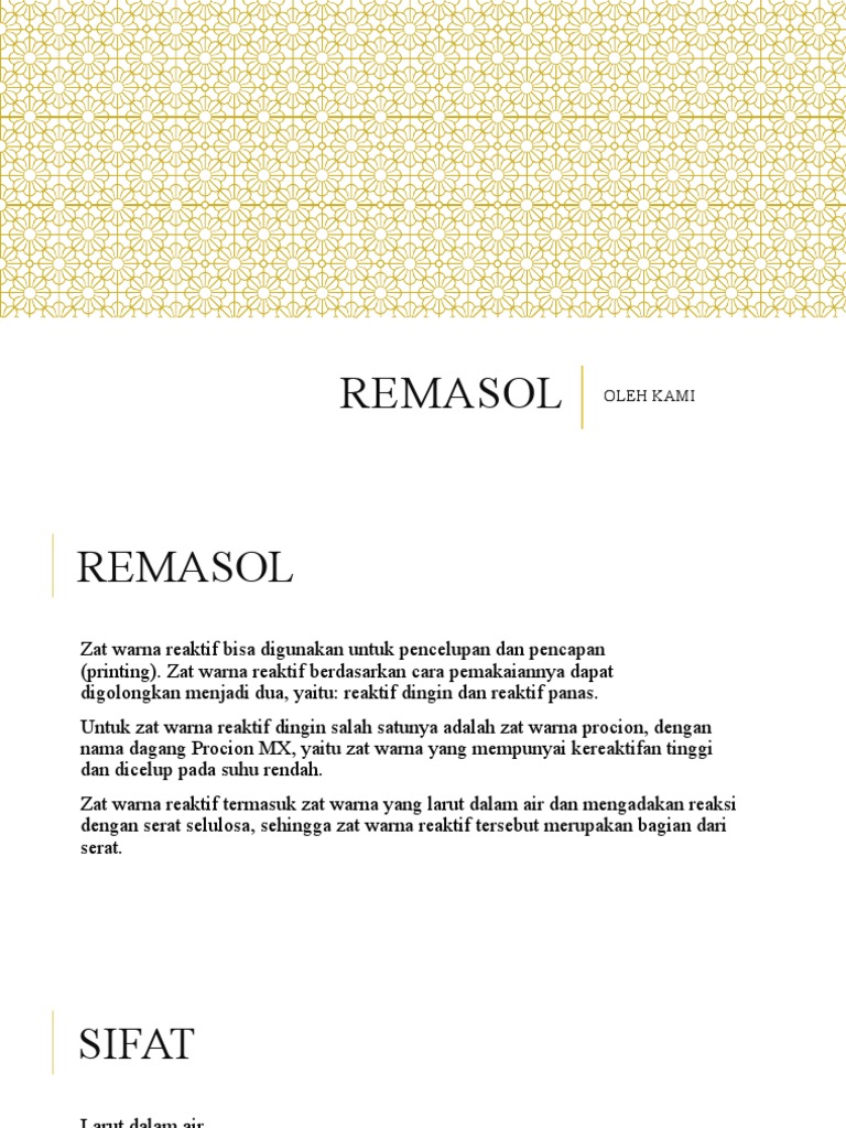 Remasol | PDF