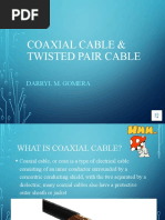 Coaxial Cable & Twisted Pair Cable