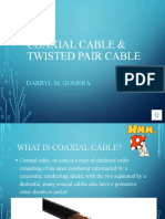 Coaxial Cable & Twisted Pair Cable