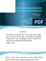 Konsep Dasar Keperawatan Gerontik Dan Teori-Teori Penuaan