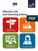 Effective Cvs and Covering Letters: WWW - Strath.Ac - Uk/Careers