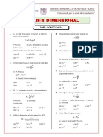 Análisis Dimensional - II Nivel