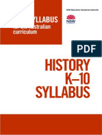 History k10 Syllabus