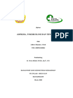 Tugas III - Referat Asfiksia, Toksikologi, Dan Tenggelam - Adhwa Humaira (1830912320044) '
