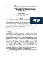 Purwarupa Sistem Monitoring Tanaman Berbasis Web Menggunakan Wireless Sensor Network Dan Evolutionary Fuzzy Rule Mining