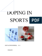 Doping in Sports: Giovaunni Sewell 11:1
