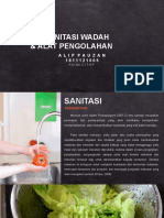 Sanitasi Wadah Dan Alat Pengolahan