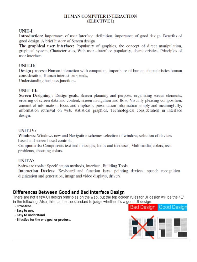 Good vs Bad UI Design Explained | PDF | Graphical User Interfaces ...