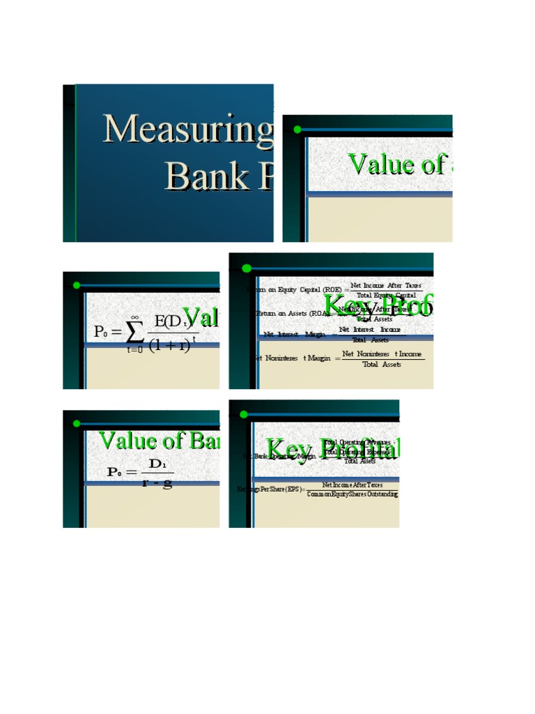 Key Bank Performance Metrics Explained | PDF | Leverage (Finance ...