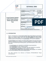 National Grid LCC Panel Testing Responsibilities