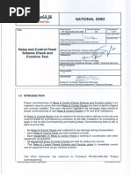 WI-NG-6460-002-085 Work Instruction For Relay & Control Panel Scheme and Function Test Rev00