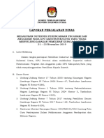 Laporan Perjalanan Dinas 21-23 November 2019