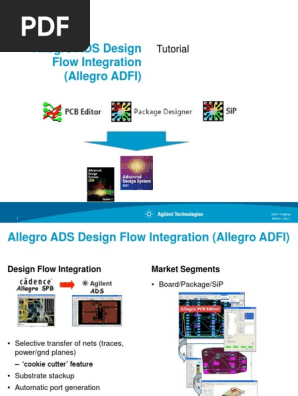 Adfi Allegro Skill V4 1 5 Ads Import V3 4 Tutorial Reference Pdf Printed Circuit Board Shape