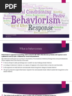 Behaviorism: by Mahnoor Shakeel Roll No:12