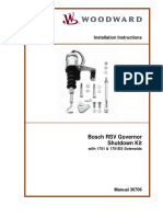 Installation Instructions: Bosch RSV Governor Shutdown Kit