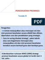 Strategi Pendekatan Promkes: Yasmin H