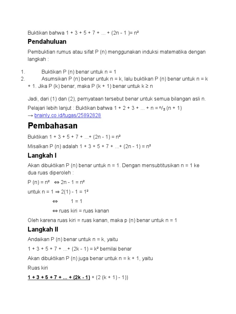 Buktikan Bahwa 1 | PDF