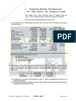 Abuscom:: Consolidated Financial Statements at The Date of Acquisition