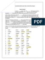 Exercise 1: Read The Text Below and Decide Which Answer A, B, C or D Best Fits Each Space