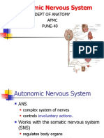 Autonomic Nervous System: Dept of Anatomy Afmc PUNE-40