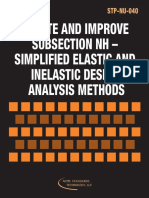 STP-NU-040 Update and Improve Subsection NH - Simplified Elastic and Inelastic Design Analysis Methods