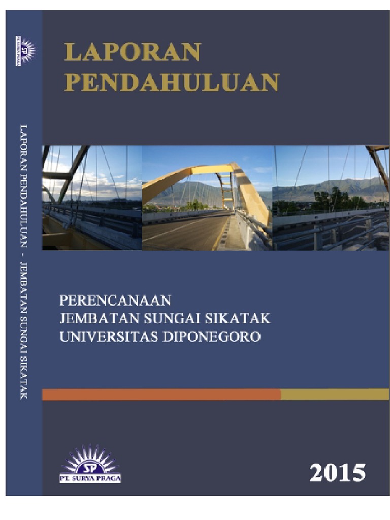 Laporan Perencanaan Jembatan Sekatak | PDF | Seni | Sains & Matematika