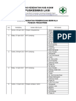 Jadwal Pemeriksaan Berkala SMPMTSN Dan Sma