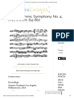 Viola: Brahms: Symphony No. 4, Mvt. II (Mm. 64-80) : Recen Posts