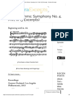 Viola: Brahms: Symphony No. 4, Mvt. III (3 Excerpts) : Beginning Until M. 44