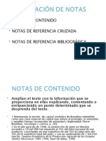 Notas de Contenido