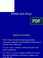 Metals and Alloys