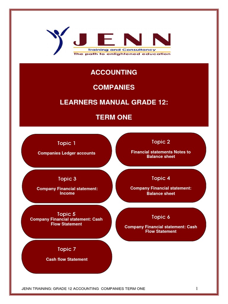 Accounting Leaners Manual Companies | PDF | Share Repurchase | Dividend