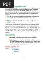 Object Oriented Programming (OOP)