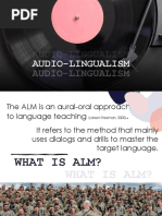 C. Audiolingualism