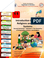 Introduction To World Religions and Belief Systems: Department of Education