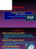 Hypertension: DR (Brig) YD Singh