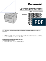 KX MB2230EU English