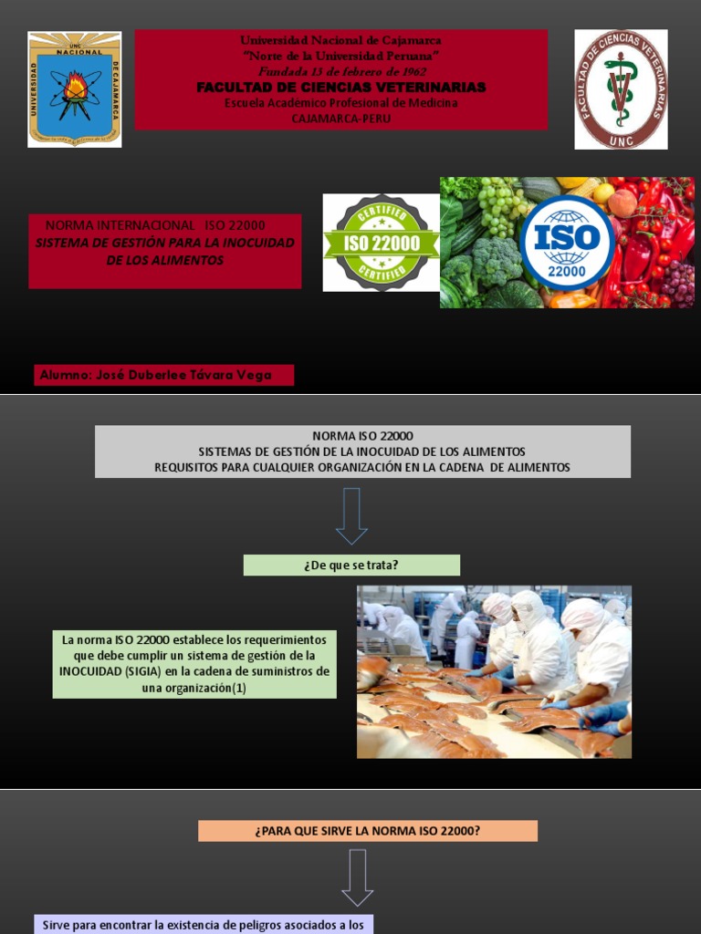 ISO 22000: Inocuidad Alimentaria en Perú | PDF | Seguridad alimenticia ...