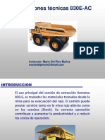 Especificaciones Camion-Komatsu-830-E