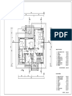 Floor plans and area calculations for a house