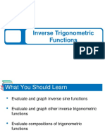 Lesson 7 - Inverse Trigonometric Functions