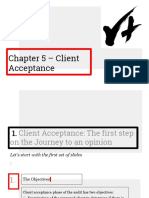 Chapter 5 - Client Acceptance: Rick Hayes, Hans Gortemaker and Philip Wallage