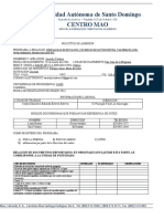 Formulario Admision Especialidad