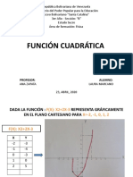 Función Cuadrática